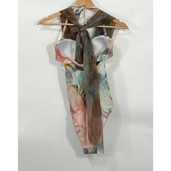 ANDREA IYAMAH Sz S Small Ando 1pc Swimsuit Convertible Tie Scarf NWT - Picture 5 of 16